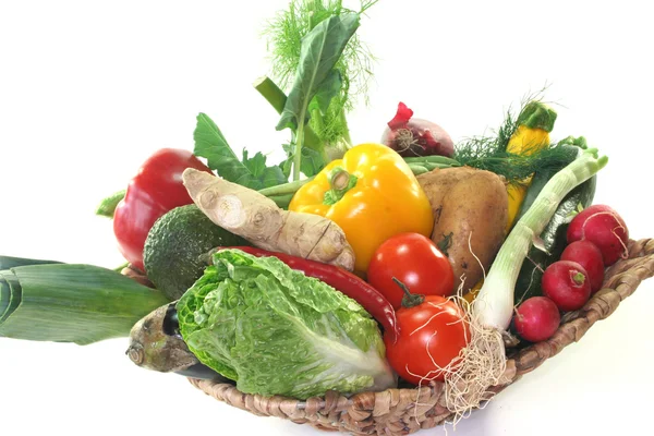 Vegetable basket — Stock Photo, Image