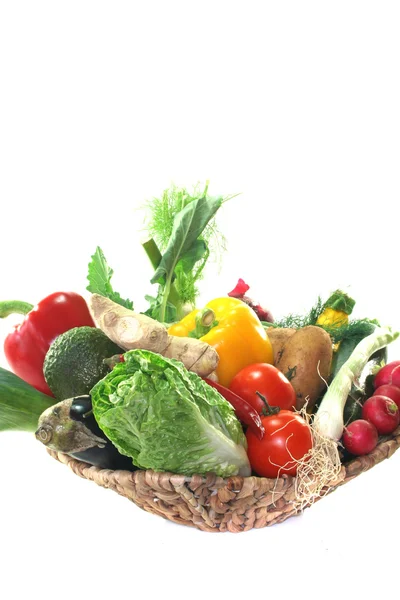 Vegetable Basket — Stock Photo, Image