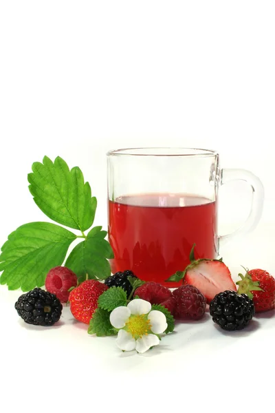 Forest fruit tea — Stock Photo, Image