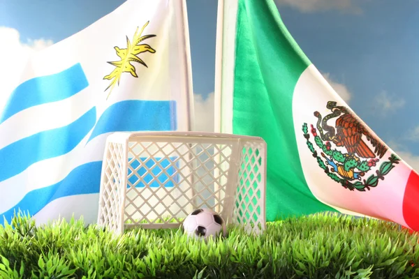 World Cup 2010 Uruguay vs Mexico — Stock Photo, Image