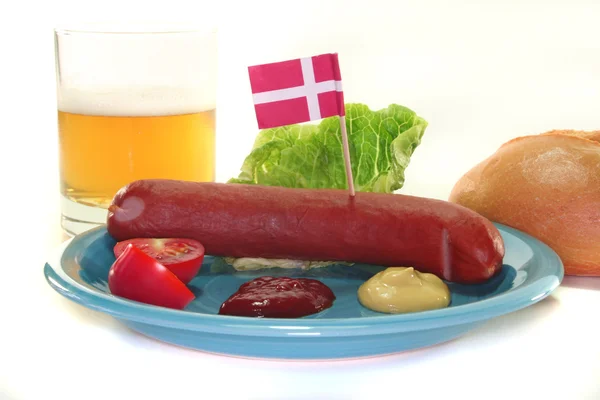 Danish sausage — Stock Photo, Image