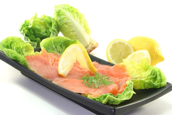 stock image Salmon with Lemon and Dill