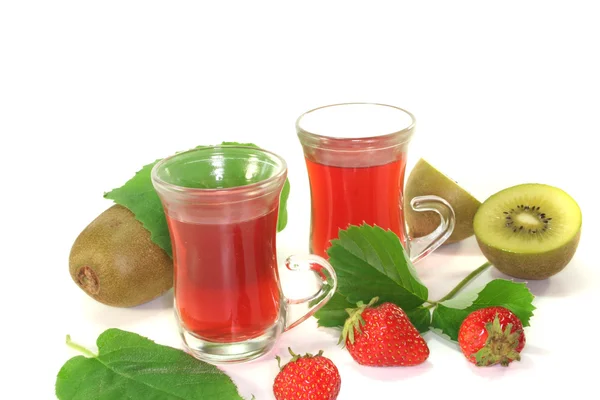 Herbata Strawberry-kiwi — Zdjęcie stockowe