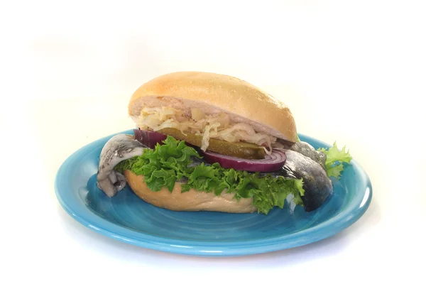 Sanduíches de peixe — Fotografia de Stock