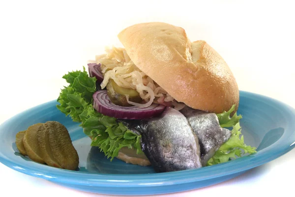 Fish sandwiches — Stock Photo, Image