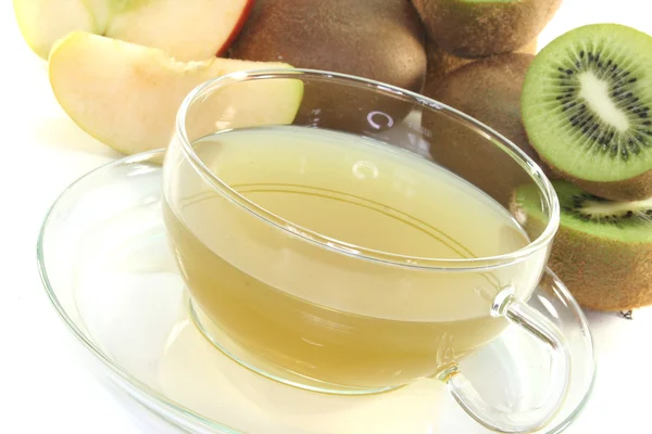 Herbata jabłko kiwi — Zdjęcie stockowe