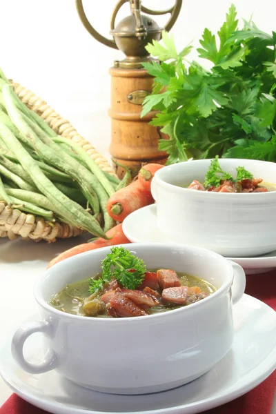 Green bean stew — Stock Photo, Image