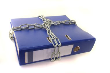 Secure file folders clipart
