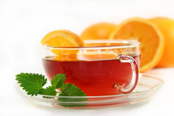Апельсиновый чай — стоковое фото