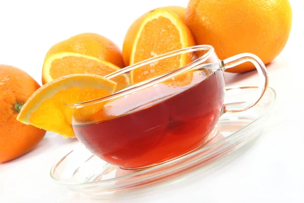 Апельсиновый чай — стоковое фото