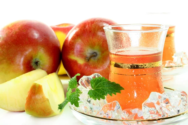 Herbata jabłko lód — Zdjęcie stockowe