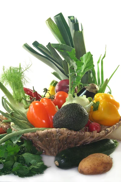 Panier de légumes — Photo