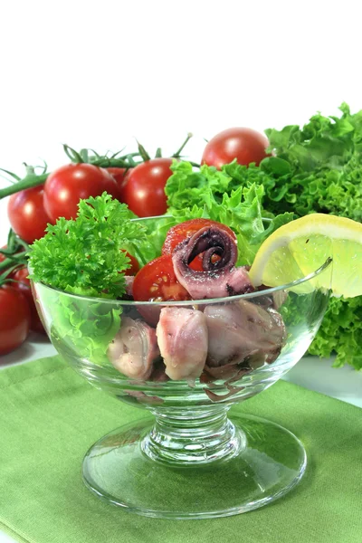 Ahtapot salatası — Stok fotoğraf