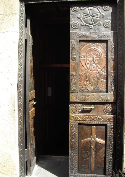 Door to the church — Stock Photo, Image