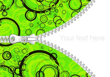 Abstract background with zipper clipart