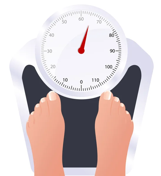 Человеческие весы — стоковый вектор
