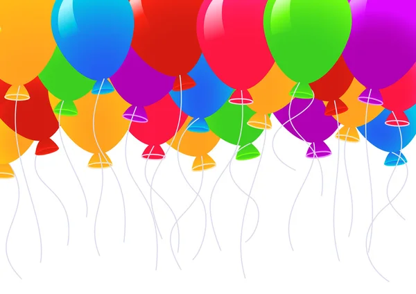彩色的气球 — 图库矢量图片