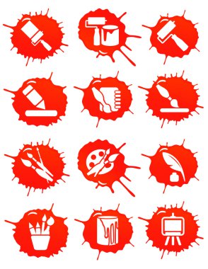 Blot icons clipart