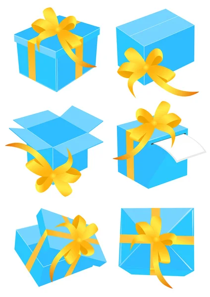 Present boxes — Stock Vector