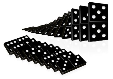 Domino set clipart