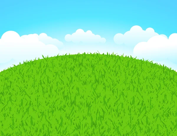 Yeşil arazi — Stok Vektör