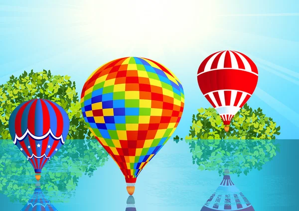 Luftballonger — Stock vektor