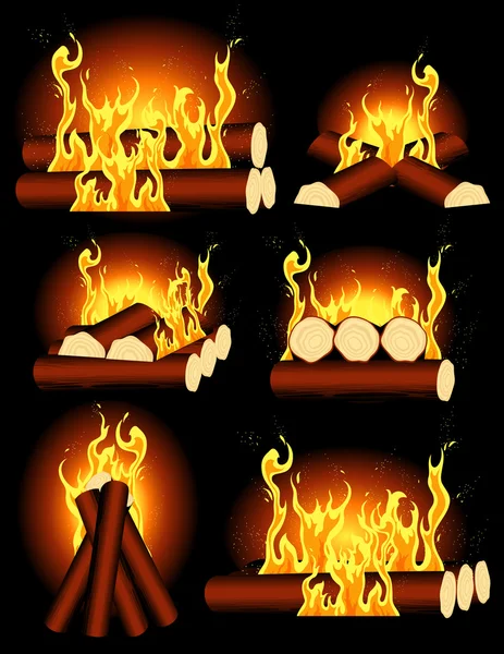 Collection Bonfire — Image vectorielle