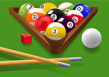 Billiard clipart