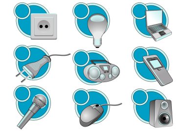 Electric_icons clipart