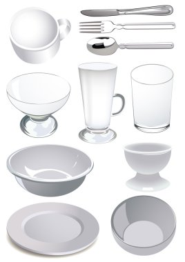 Crockery clipart