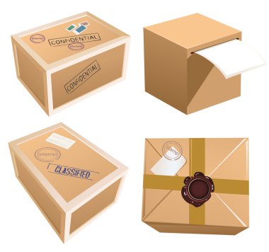 Parcels clipart