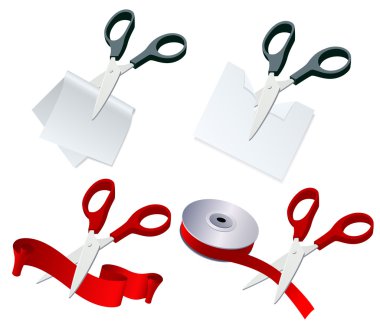 Scissor set clipart