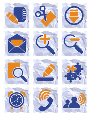 Office icons clipart