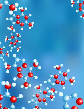 Molecule_background clipart