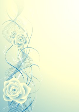 Yellow_rose_background clipart