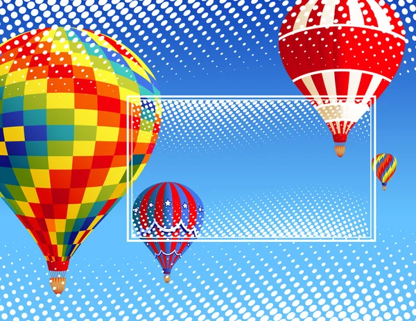 Balloons _ frame — стоковый вектор