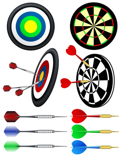 stock vector Darts