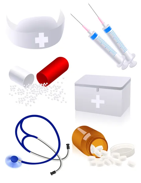 Αντικείμενα της ιατρικής — Διανυσματικό Αρχείο