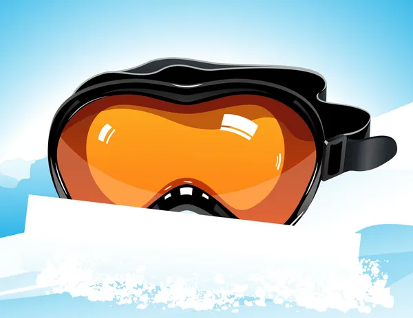 Masque de ski — Image vectorielle