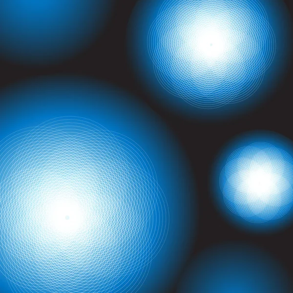 Abstrakte blaue Kreise — Stockvektor
