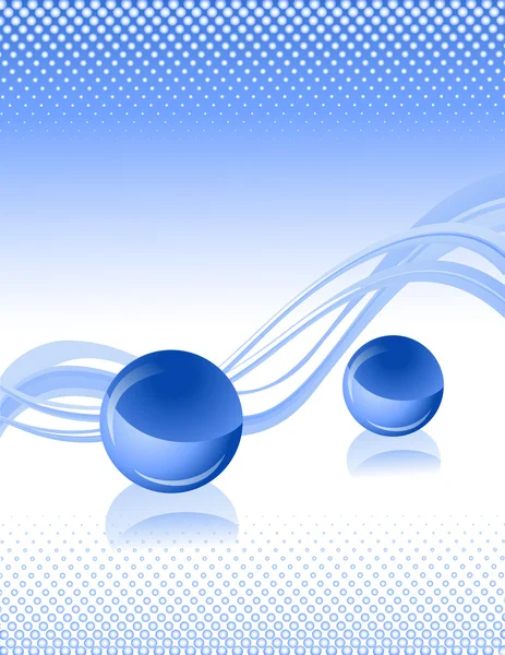 Blue _ sphere _ background — стоковый вектор