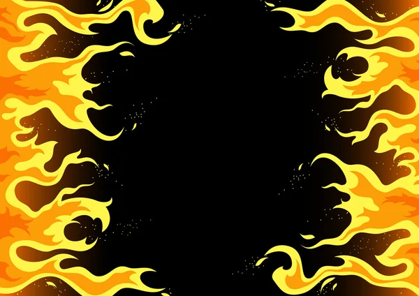 Fond brûlant — Image vectorielle