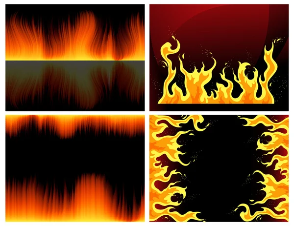 Пламя поджигает — стоковый вектор