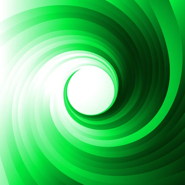 Grüner Wirbel — Stockvektor