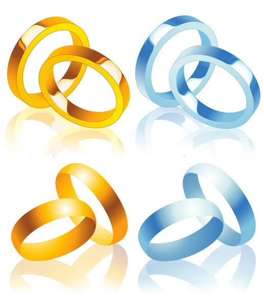 Anéis de casamento Gráficos De Vetores