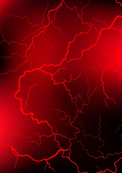 Hintergrund roter Blutgefäße — Stockvektor