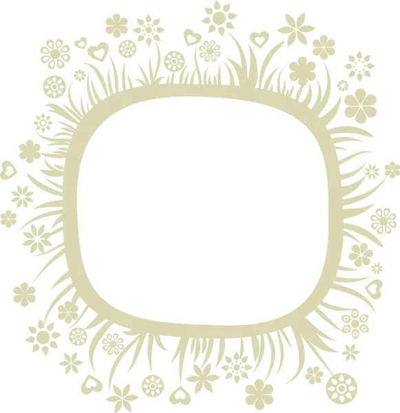 Modèle de carte florale - 2 — Image vectorielle
