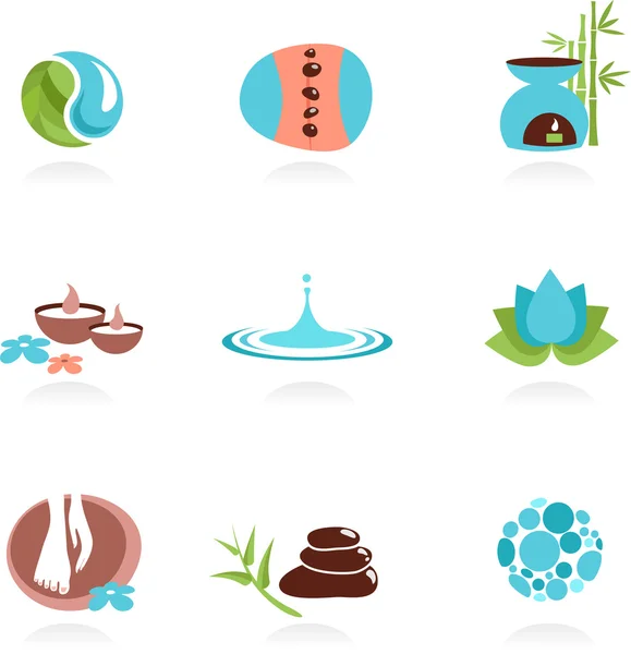 Spa icons - 2 — Stock Vector
