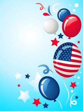 Independence day background - 2 clipart