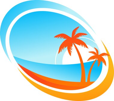 Tropical background clipart